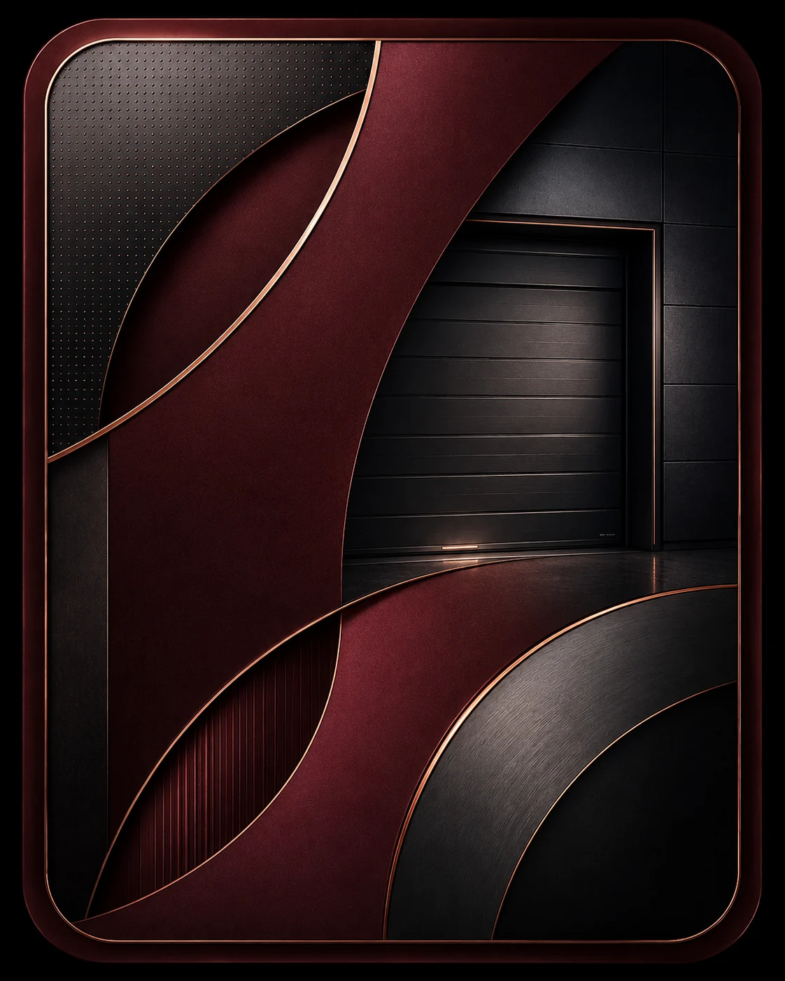 Portes de garage — carte graphique